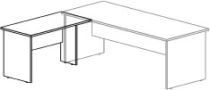 Desk Return500W x 750H